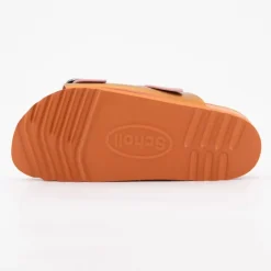 SCHOLL Mules compensées holographique vally Femme ORANGE Sale