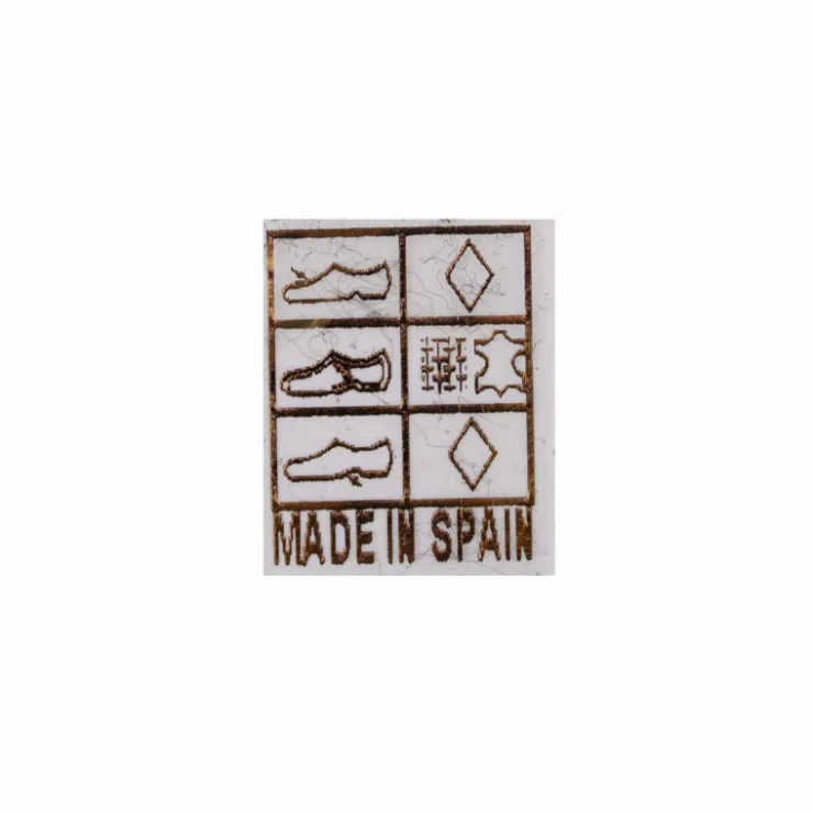 PEPE JEANS Mules double bride daim boucles argentées Homme MARRON Outlet