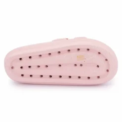 LAURA VITA Mules double bride nuon texturée 35/43 Femme ROSE CLAIR