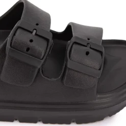 NICO BOCO Mules doubles brides à plateforme Femme NOIR Best