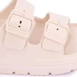 NICO BOCO Mules doubles brides à plateforme Femme BEIGE Best