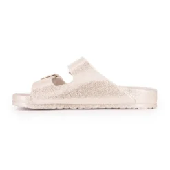 KELARA Mules en plastique glitter à enfiler Femme OR Hot