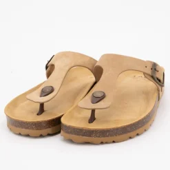 I AM Mules entre doigt en daim Femme BEIGE Hot