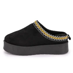 MANOUKIAN Mules Fourrées avec Liseré Christiane Femme NOIR Clearance