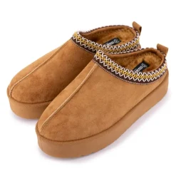 MANOUKIAN Mules Fourrées avec Liseré Christiane Femme MARRON