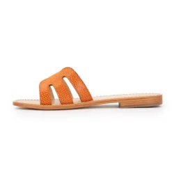 LES TROPEZIENNES PAR M.BELARBI Mules Hadamia serpent Femme ORANGE Best