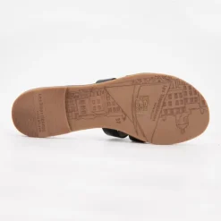 LES TROPEZIENNES PAR M.BELARBI Mules hamia tan avec boucle dorée Femme NOIR Best