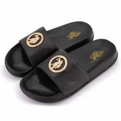 US POLO Mules ivy001 shiny t35-41 Femme NOIR Online