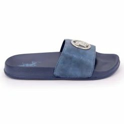 US POLO Mules ivy001 shiny t35-41 Femme BLEU New