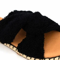 PINAZ Mules Palmera Toile e Femme NOIR Clearance