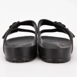 AMERICAN COLLEGE Mules plates basses avec double brides Homme NOIR Discount