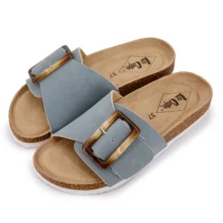 LEE COOPER Mules Siria avec boucle ajustable Femme BLEU CLAIR Best