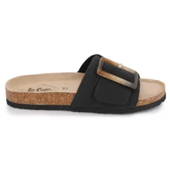 LEE COOPER Mules Siria avec boucle ajustable Femme NOIR New