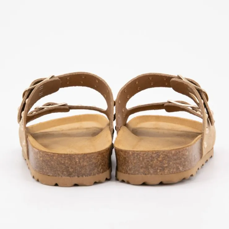 I AM Mules suede boucle effet clou Femme BEIGE Online