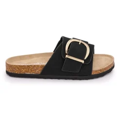 MANOUKIAN Mules une bride à boucle Femme NOIR Clearance