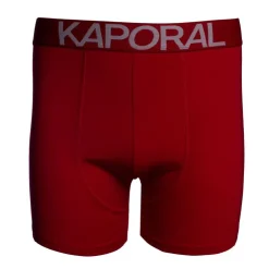 KAPORAL Pack de 2 boxers élastique Barry Homme ROUGE Clearance