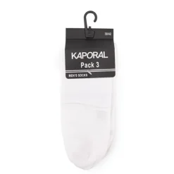 KAPORAL Pack de 3 chaussettes mamdy 4204 Homme BLANC Sale