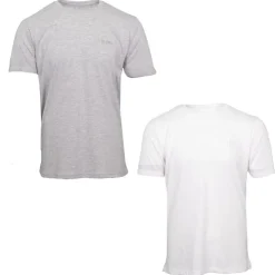 LEE COOPER Pack de 2 tee shirt col rond manfred Homme GRIS CLAIR Online