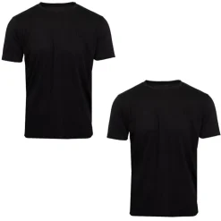 LEE COOPER Pack de 2 tee shirt col rond manfred Homme NOIR