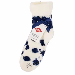 LEE COOPER Paire de chaussettes cosy Femme BLEU FONCE Discount
