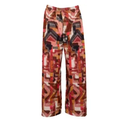 IMPERIAL Pantalon à motif geométrique regular Femme MULTICOLORE Outlet
