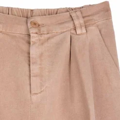 HAPPY Pantalon à pinces en toile Femme BEIGE Best