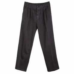 HAPPY Pantalon à pinces en toile Femme NOIR Clearance