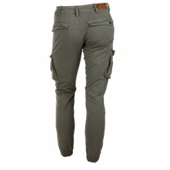 BLAGGIO Pantalon ajusté cargo multipoches Tanera Homme KAKI Online