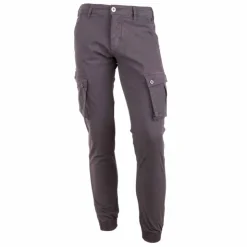 BLAGGIO Pantalon ajusté cargo multipoches Tanera Homme GRIS FONCE Discount