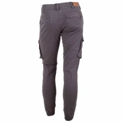 BLAGGIO Pantalon ajusté cargo multipoches Tanera Homme GRIS FONCE Discount