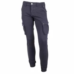 BLAGGIO Pantalon ajusté cargo multipoches Tanera Homme BLEU FONCE Sale