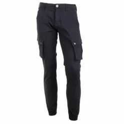 BLAGGIO Pantalon ajusté cargo multipoches Tanera Homme NOIR Discount