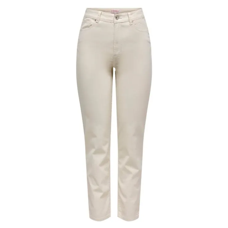 ONLY Pantalon ajusté Elma birch Femme BEIGE Online
