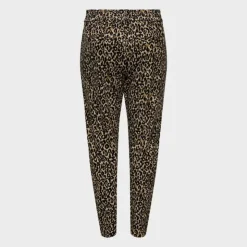 ONLY Pantalon ajusté tadia imprimé léopard Femme NOIR