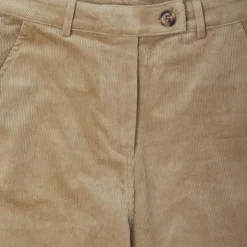 LA PETITE ETOILE Pantalon pamela velours Femme BEIGE New