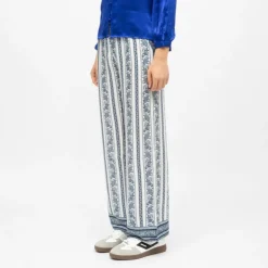 LA PETITE ETOILE Pantalon motif frise pauline Femme BLANC Hot