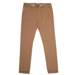 DEELUXE 74 Pantalon camel bakery chino coton Homme MARRON CLAIR Online