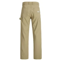 JACK & JONES Pantalon cargo kaki eddie baggy fit coton Homme BEIGE