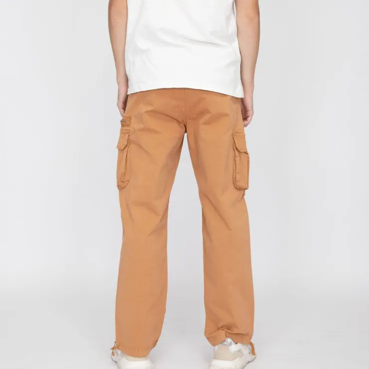 PANAME BROTHERS Pantalon cargo poche zippée coton stretch arthur Homme MARRON Hot