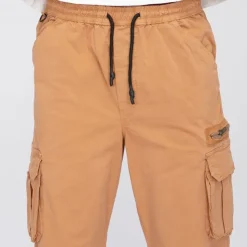 PANAME BROTHERS Pantalon cargo poche zippée coton stretch arthur Homme MARRON Hot