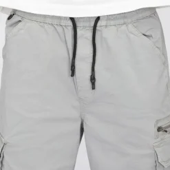 PANAME BROTHERS Pantalon cargo poche zippée coton stretch arthur Homme GRIS New