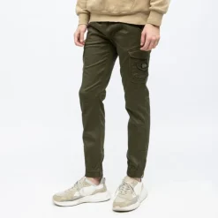 DEELUXE 74 Pantalon cargo slim garden Homme KAKI Best