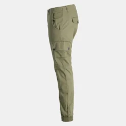 JACK & JONES Pantalon cargo tapered coton avec poches Homme KAKI Clearance