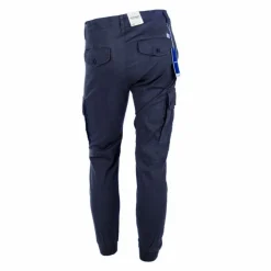 JACK & JONES Pantalon cargo uni coton stretch Homme BLEU FONCE Sale