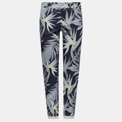 ONLY Pantalon carotte chino biana avec ourlets Femme BLEU FONCE Outlet