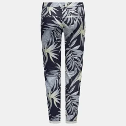 ONLY Pantalon carotte chino biana avec ourlets Femme BLEU FONCE Outlet