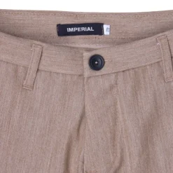 IMPERIAL Pantalon chiné couleur camel regular Homme MARRON CLAIR Clearance