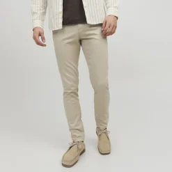 JACK & JONES Pantalon chino Bolton regular fit fermeture zippée Homme BEIGE