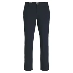 JACK & JONES Pantalon chino Bolton regular fit fermeture zippée Homme BLEU FONCE New