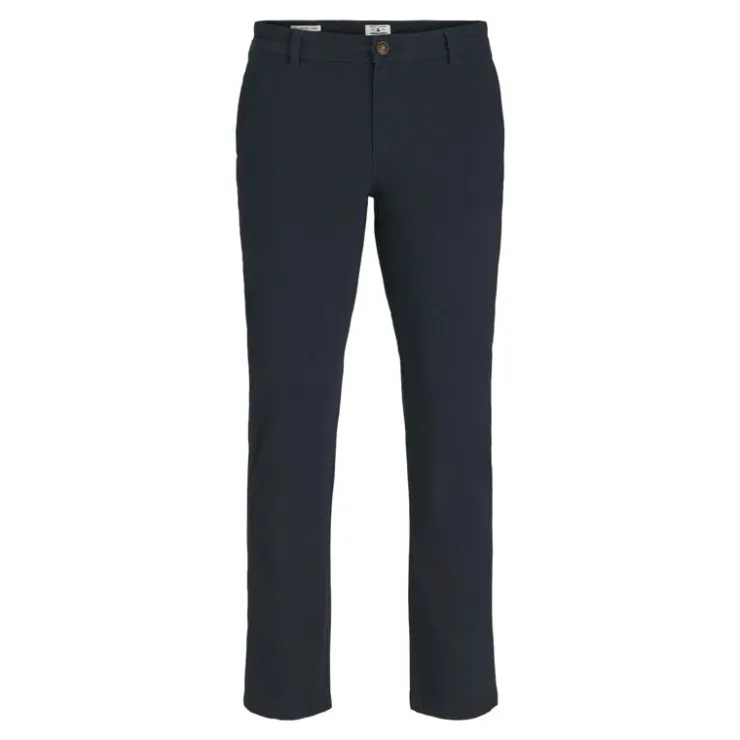 JACK & JONES Pantalon chino Bolton regular fit fermeture zippée Homme BLEU FONCE New